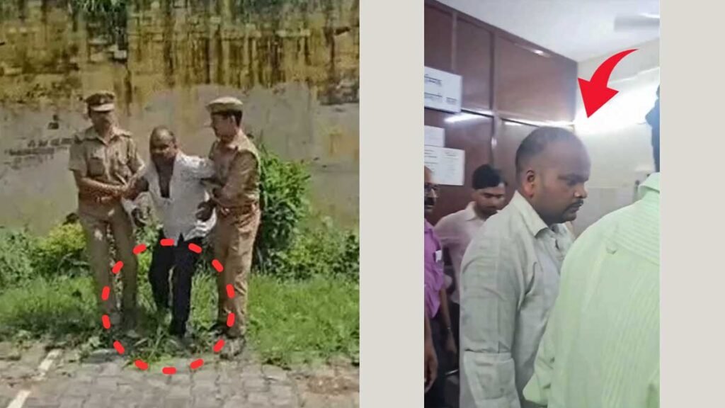 Gorakhpur News: पुलिस हिरासत में सहारे से चला बच्ची का हत्यारा सिपाही, मेडिकल में बिना सहारे चलता दिखा!