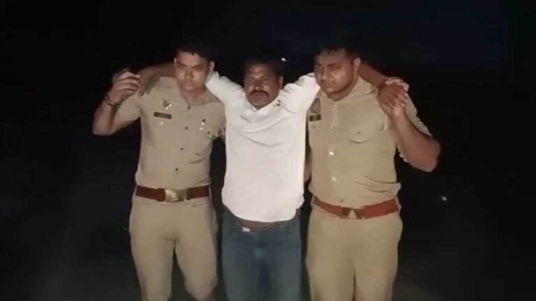 amroha crime news cow slaughter accused encounter arrest