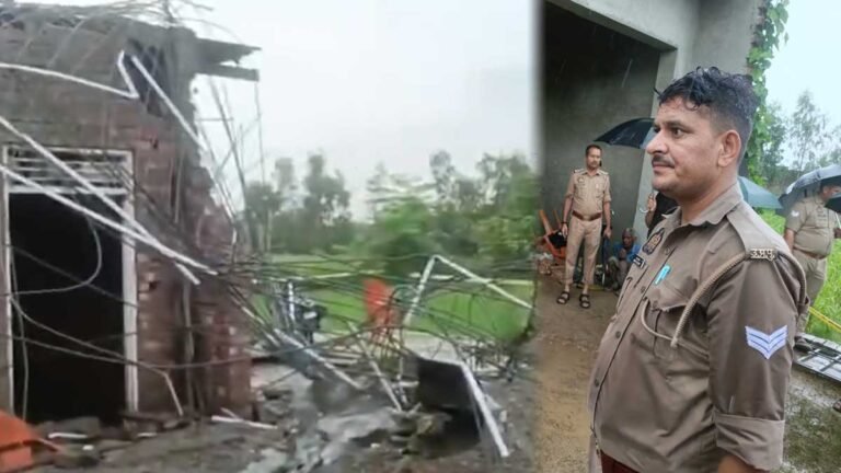 amroha news rain roof collapse tajpur 3 dead