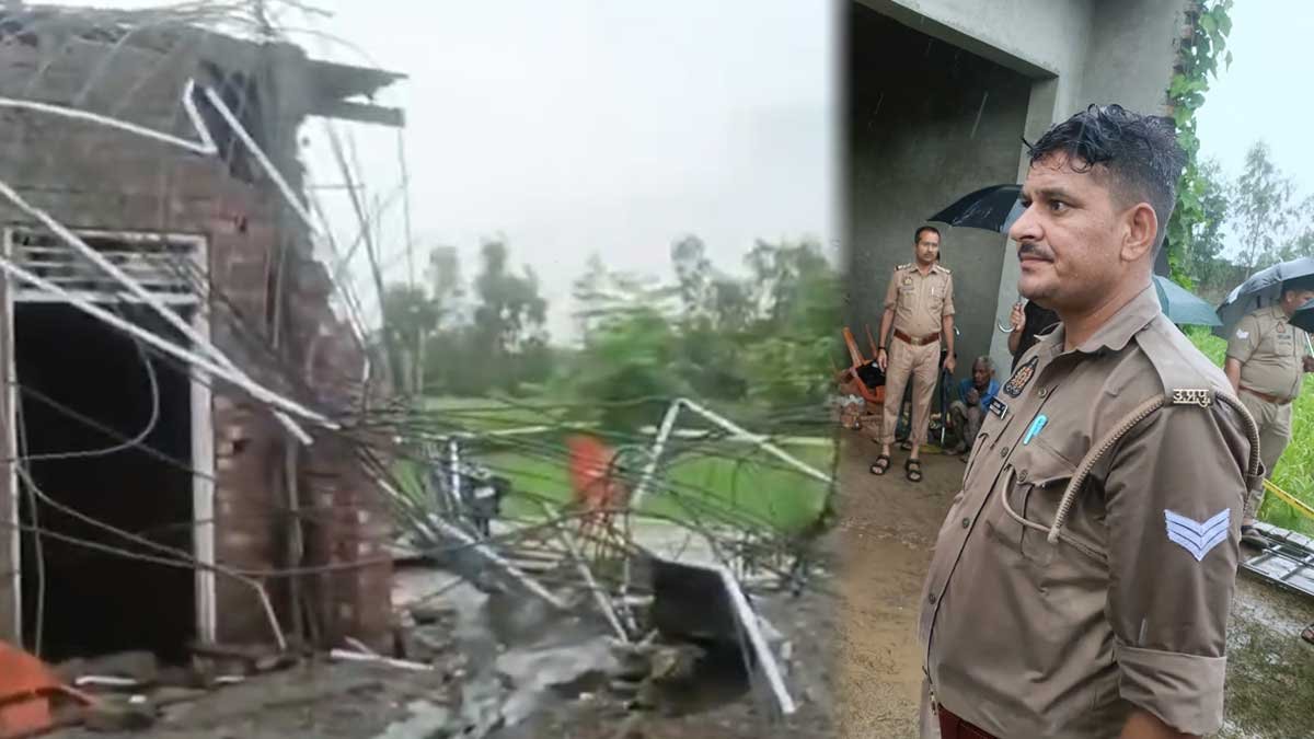 amroha news rain roof collapse tajpur 3 dead