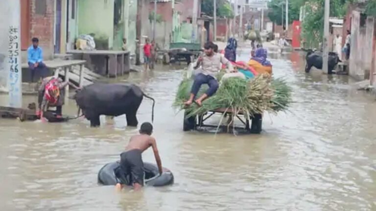 bijnor news ganga flood 6 villages waterlogged