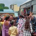 bijnor news raksha bandhan bus stand crowd free bus service