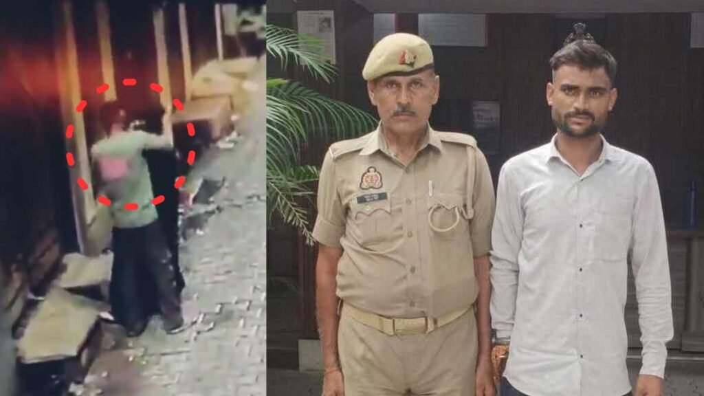 मुरादाबाद में बेखौफ मनचला: राह चलती महिला से की गंदी हरकत, CCTV देख खून खौल उठेगा