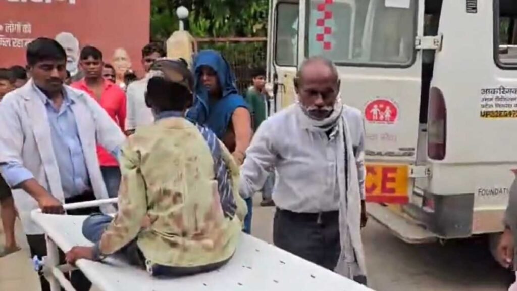 जौनपुर में तेज रफ्तार बस ने स्कूल वैन को मारी टक्कर, 7 बच्चे घायल; तीन की हालत गंभीर