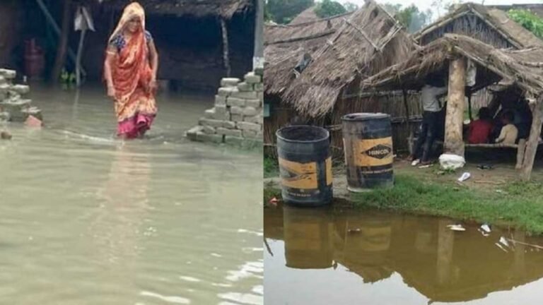 kasganj news flood villages without electricity 25 days