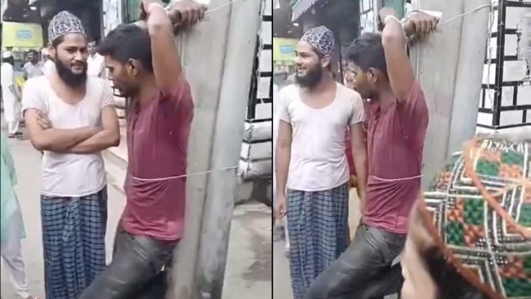 moradabad crime mosque ac theft video viral