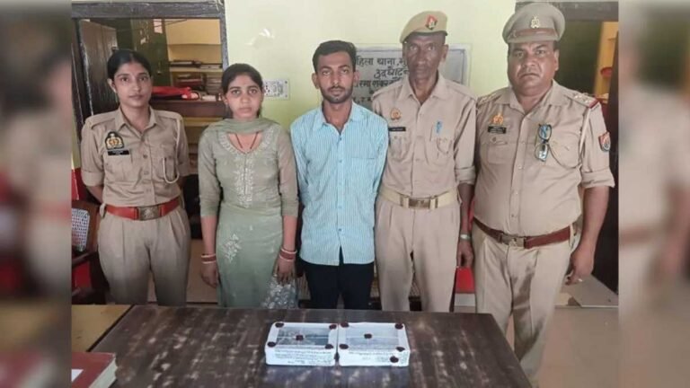 moradabad news lootri bride lover arrest 10 lakh