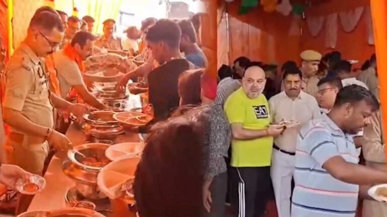 moradabad police kanwariya bhandara sawan
