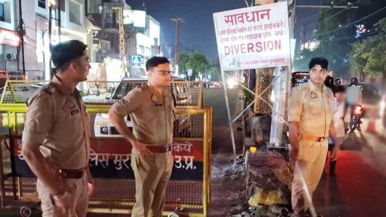 moradabad traffic diversion kanwar yatra 2026 no entry NH-09
