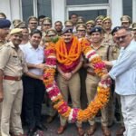 sambhal sp kk bishnoi farewell dm emotional