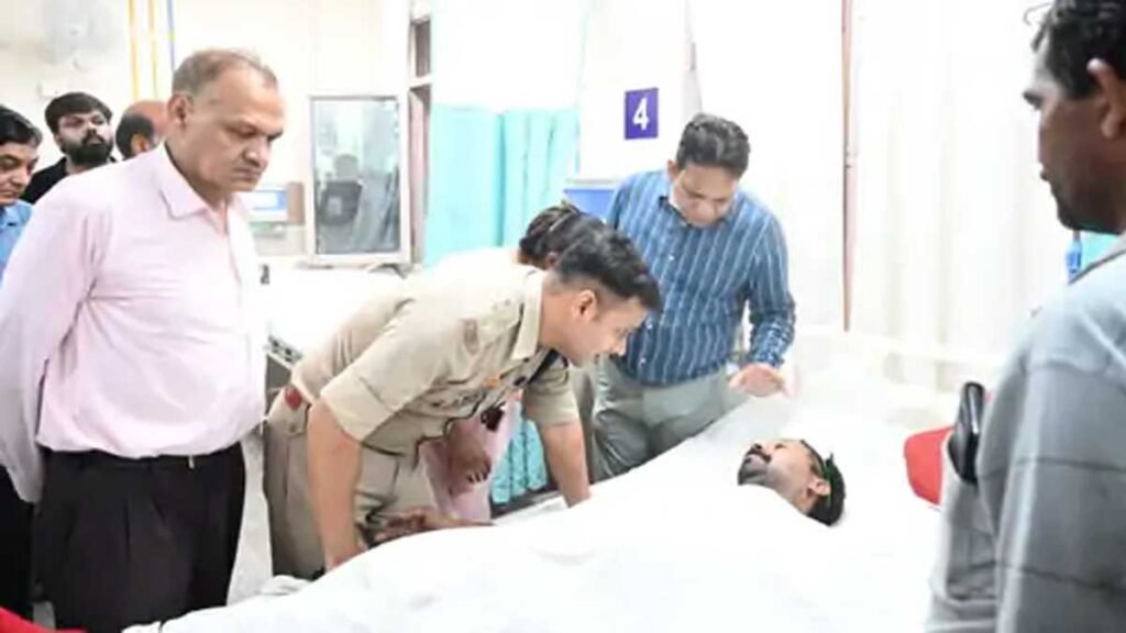 एक युवक 90 प्रतिशत झुलसा