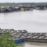amroha ganga water level tigri flood farms