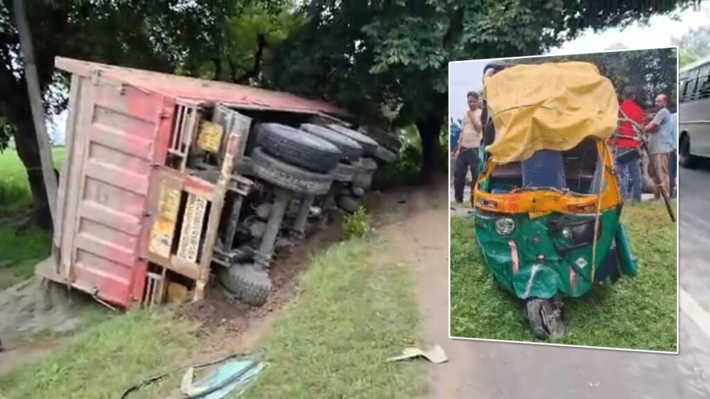 Breaking News: संभल में डंपर ने टेंपो को मारी टक्कर, 4 की मौत 6 की हालत गंभीर, मचा कोहराम