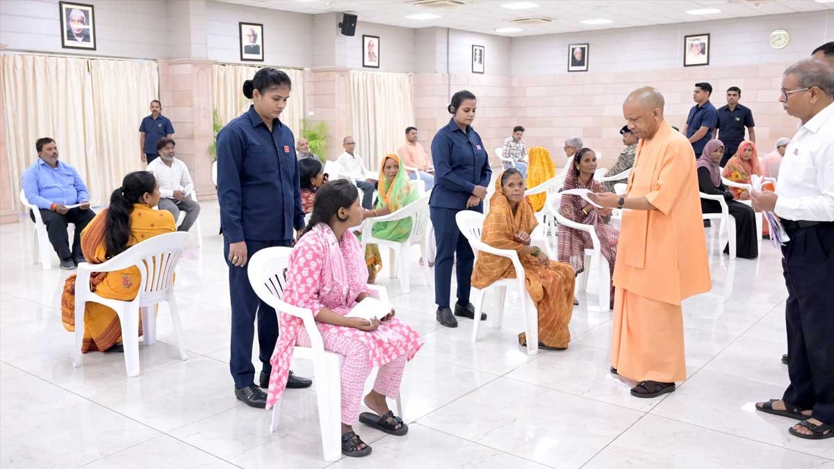 cm yogi janta darshan public grievances officers warning