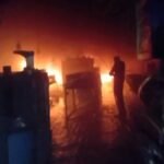 kanpur shoe factory fire jajmau short circuit