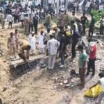 moradabad house collapse aaka bhikampur rescue operation
