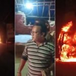 moradabad wagonr car fire kanth road advocate
