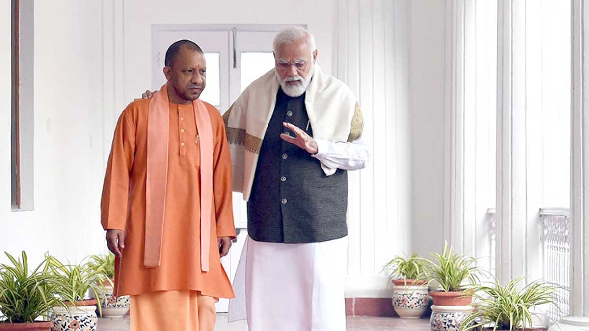pm modi 25 years service journey yogi adityanath up programs