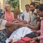 sambhal roadways bus bike accident mama death nephew injured