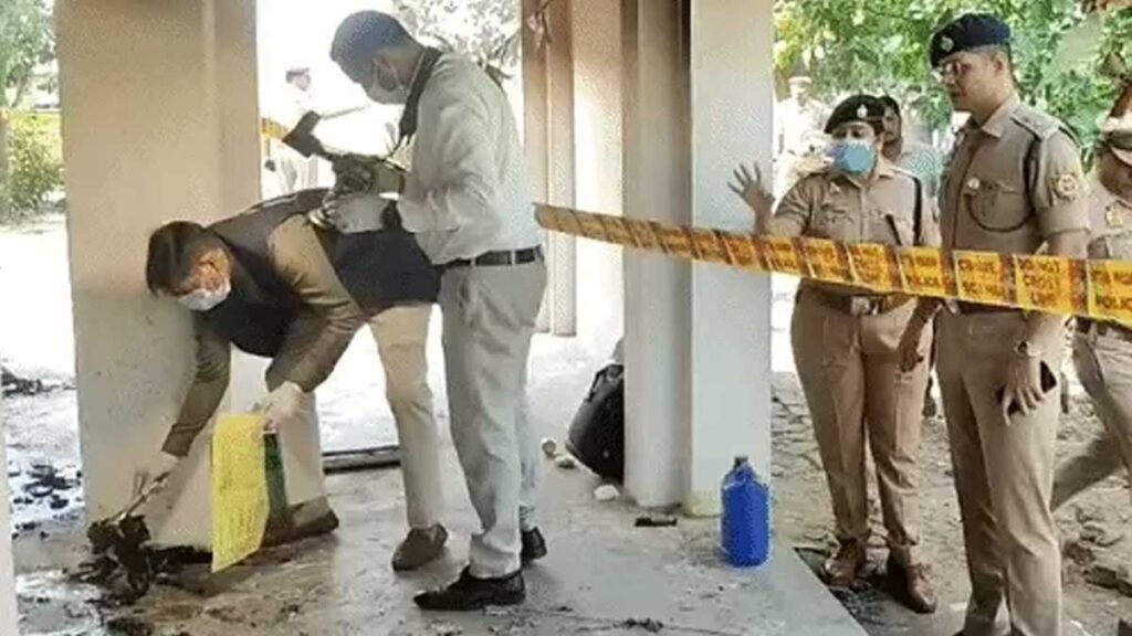 एसपी ने घटनास्थल का किया निरीक्षण