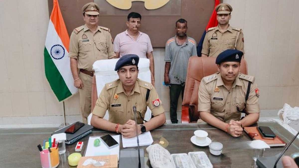 bijnor crime electric equipment theft gang two arrested