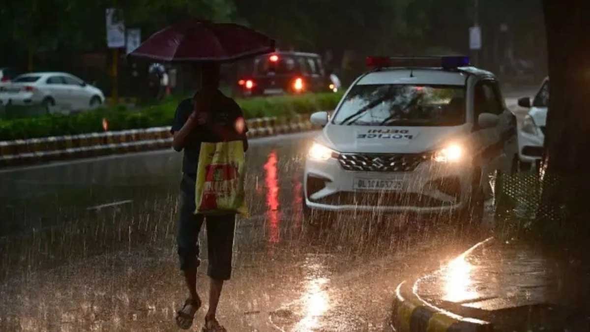 delhi ncr rain weather change hailstorm