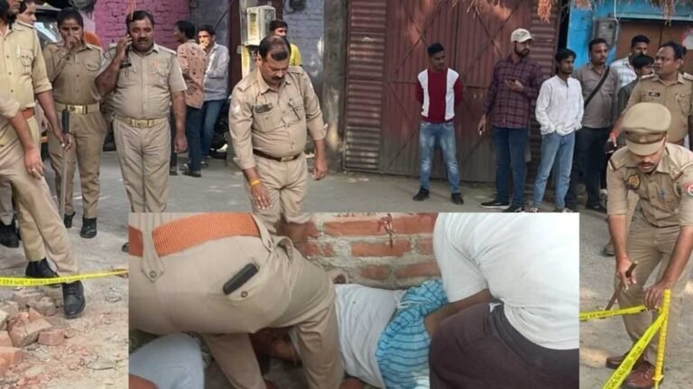 lucknow murder triple land dispute firing crime