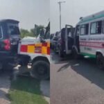 rahul gandhi convoy purvanchal expressway up accident